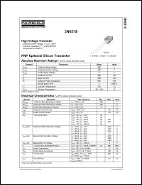 datasheet for 2N6518 by Fairchild Semiconductor