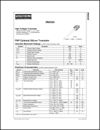 datasheet for 2N6520 by Fairchild Semiconductor