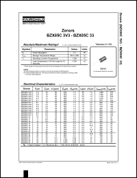 datasheet for BZX85C5V1 by Fairchild Semiconductor