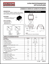 datasheet for CNX82A.W by Fairchild Semiconductor