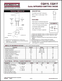 datasheet for CQX15 by Fairchild Semiconductor