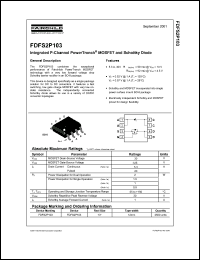 datasheet for FDFS2P103 by Fairchild Semiconductor