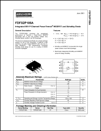 datasheet for FDFS2P106A by Fairchild Semiconductor