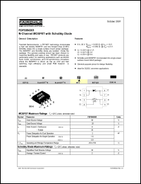 datasheet for FDFS6N303 by Fairchild Semiconductor