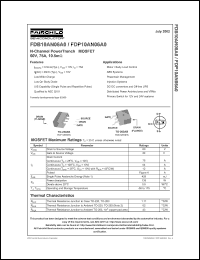 datasheet for FDP10AN06A0 by Fairchild Semiconductor