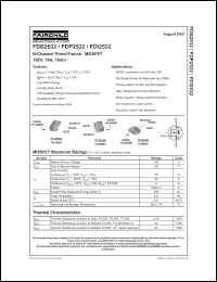 datasheet for FDP2532 by Fairchild Semiconductor