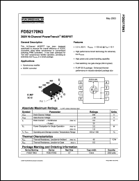 datasheet for FDS2170N3 by Fairchild Semiconductor