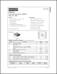 datasheet for FDS3672 by Fairchild Semiconductor