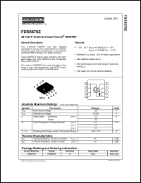 datasheet for FDS6679Z by Fairchild Semiconductor