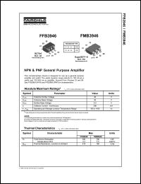 datasheet for FFB3946 by Fairchild Semiconductor