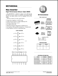 datasheet for MC74HC04AF by ON Semiconductor