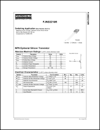 datasheet for FJNS3210R by Fairchild Semiconductor