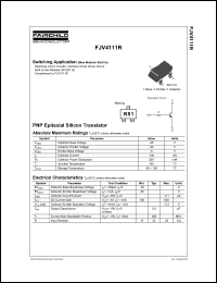 datasheet for FJV4111R by Fairchild Semiconductor