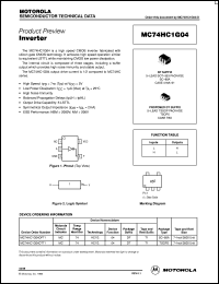 datasheet for MC74HC1G04DFT1 by ON Semiconductor