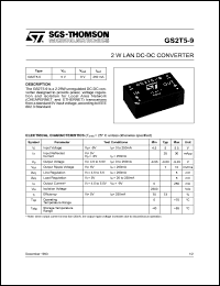 datasheet for GS2T5-9 by SGS-Thomson Microelectronics