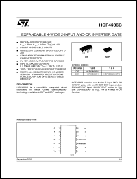 datasheet for HCF4086BEY by SGS-Thomson Microelectronics