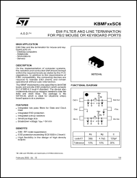 datasheet for KBMF01SC6 by SGS-Thomson Microelectronics
