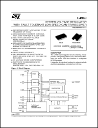 datasheet for L4969 by SGS-Thomson Microelectronics