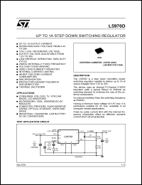 datasheet for L5970D by SGS-Thomson Microelectronics