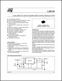 datasheet for L5973D by SGS-Thomson Microelectronics