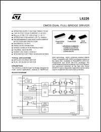 datasheet for L6207D by SGS-Thomson Microelectronics