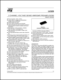 datasheet for L6326 by SGS-Thomson Microelectronics