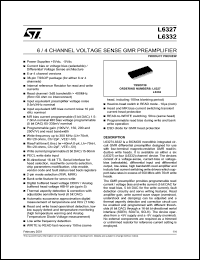 datasheet for L6327 by SGS-Thomson Microelectronics