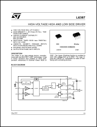 datasheet for L6387 by SGS-Thomson Microelectronics