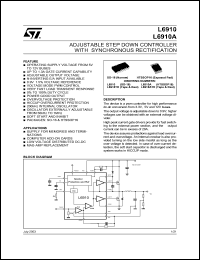 datasheet for L6910 by SGS-Thomson Microelectronics