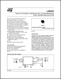 datasheet for L6926D by SGS-Thomson Microelectronics