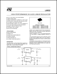 datasheet for L6932D1.2 by SGS-Thomson Microelectronics