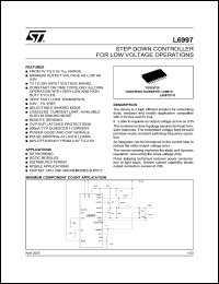 datasheet for L6997D by SGS-Thomson Microelectronics