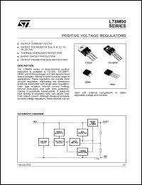 datasheet for L78M05CDT by SGS-Thomson Microelectronics