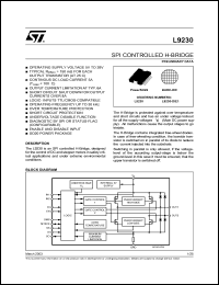 datasheet for L9230 by SGS-Thomson Microelectronics