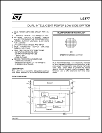 datasheet for L9377DIE1 by SGS-Thomson Microelectronics