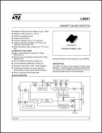 datasheet for L9651 by SGS-Thomson Microelectronics