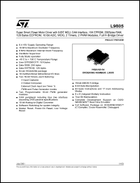 datasheet for L9805 by SGS-Thomson Microelectronics