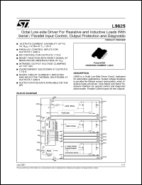 datasheet for L9825 by SGS-Thomson Microelectronics