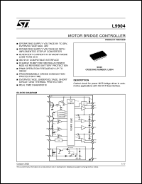 datasheet for L9904 by SGS-Thomson Microelectronics