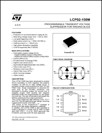 datasheet for LCP02-150M by SGS-Thomson Microelectronics