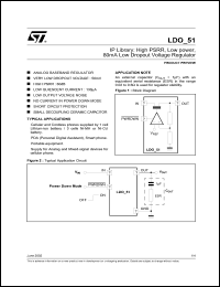 datasheet for LDO_51 by SGS-Thomson Microelectronics