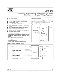 datasheet for LDO_512 by SGS-Thomson Microelectronics