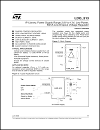 datasheet for LDO_513 by SGS-Thomson Microelectronics