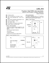 datasheet for LDO_514 by SGS-Thomson Microelectronics