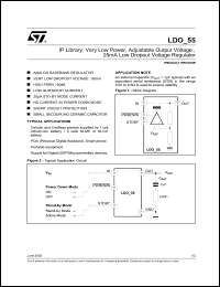 datasheet for LDO_55 by SGS-Thomson Microelectronics