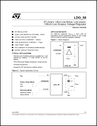 datasheet for LDO_58 by SGS-Thomson Microelectronics