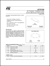 datasheet for LET8180 by SGS-Thomson Microelectronics