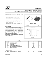 datasheet for LET9006 by SGS-Thomson Microelectronics