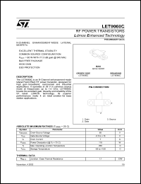 datasheet for LET9060C by SGS-Thomson Microelectronics