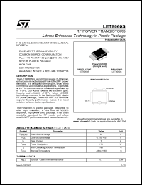 datasheet for LET9060S by SGS-Thomson Microelectronics